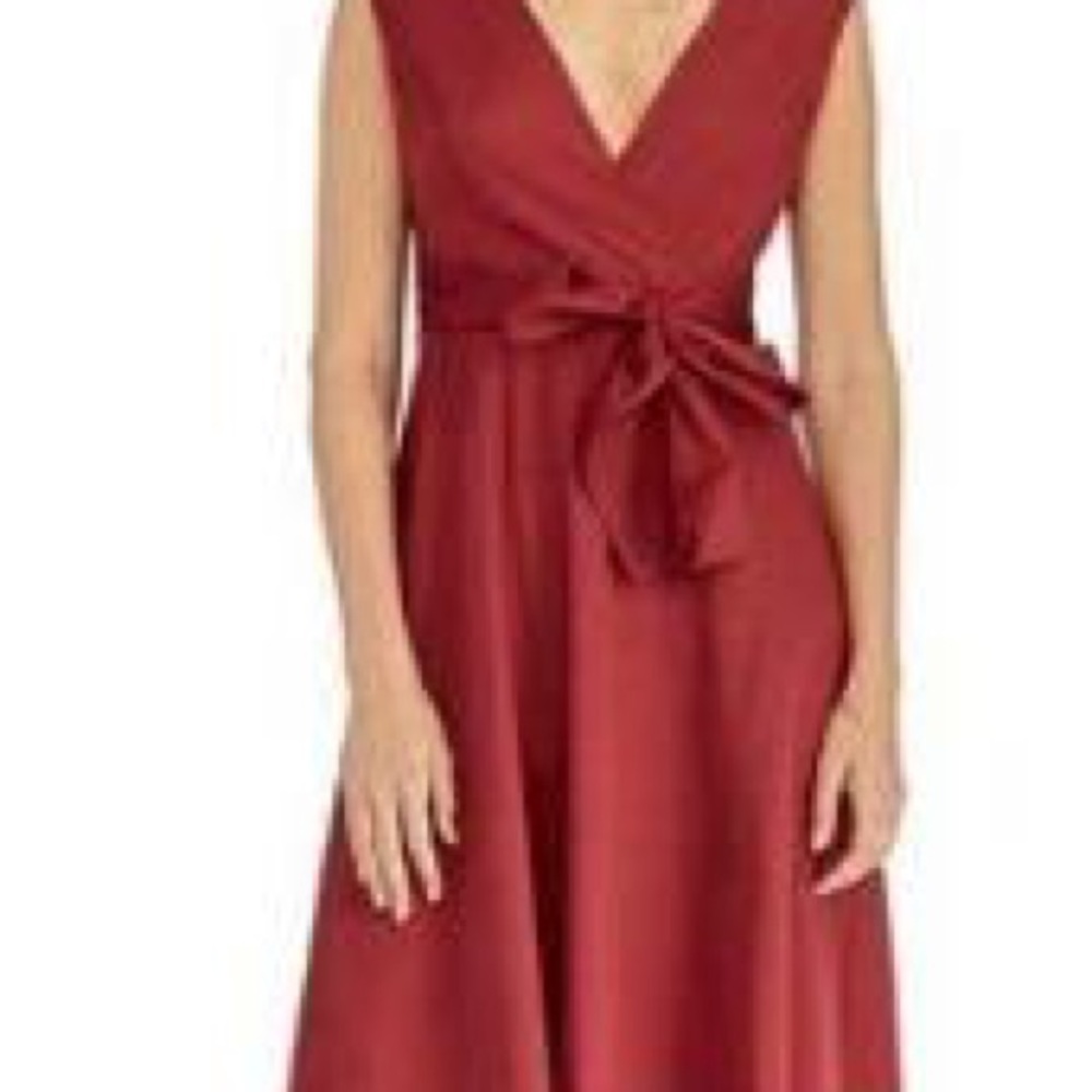 Red color women dresses size s